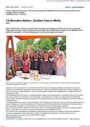 72-Stunden-Aktion: GroÃes Fest in Melle - St. MatthÃ¤us Melle