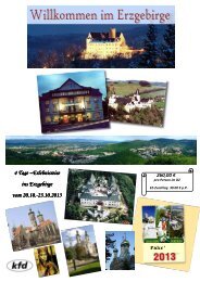 kfd Fahrt ins Erzgebirge 2013 - St. MatthÃ¤us Melle
