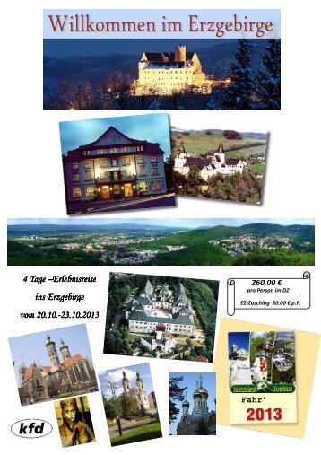 kfd Fahrt ins Erzgebirge 2013 - St. MatthÃ¤us Melle