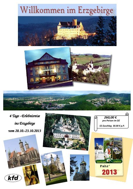 kfd Fahrt ins Erzgebirge 2013 - St. MatthÃ¤us Melle
