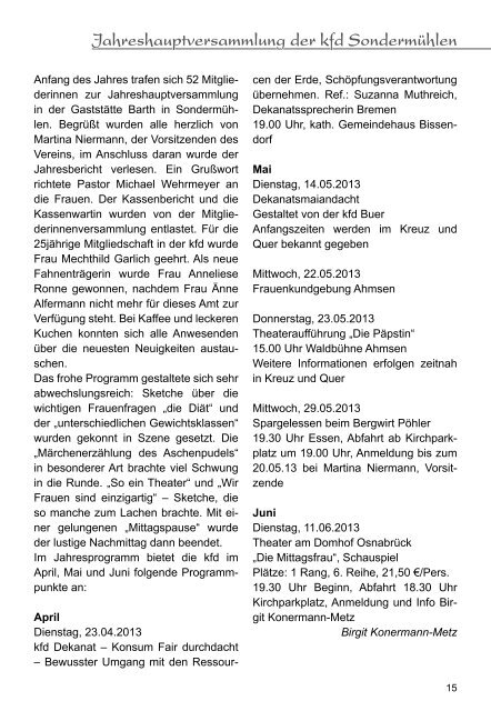 Ausgabe Nr. 47 - Mai 2013 (1680 KB) - St. MatthÃ¤us Melle