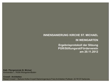 in dieser PrÃ¤sentation (PDF). - St. Michael Weingarten