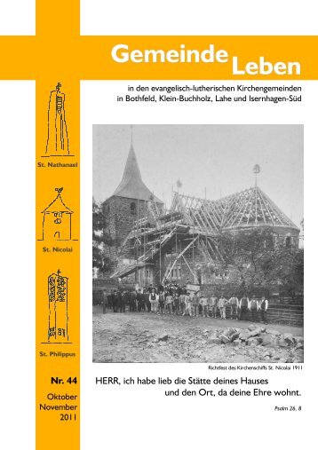 Gemeinde Gemeinde Leben Leben - Nathanael-Kirchengemeinde ...