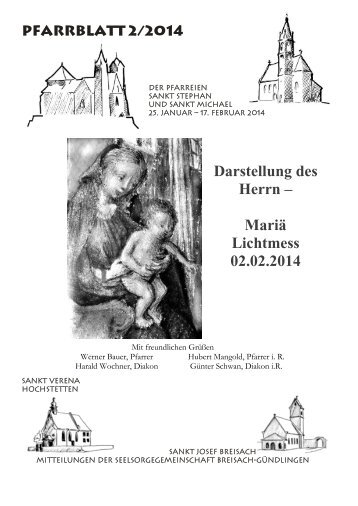 Pfarrblatt 14/2013 - St. Stephan Breisach