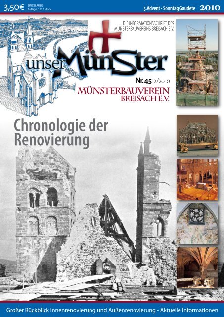 Chronologie der Renovierung - St. Stephan Breisach