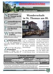 Folge 9/2007 - St. Thomas am Blasenstein