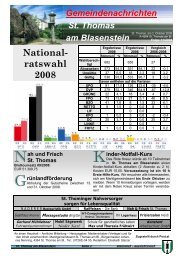 National- ratswahl 2008 - St. Thomas am Blasenstein
