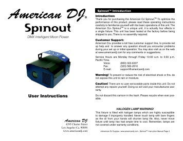 Spinout - American DJ