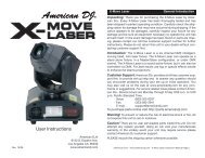 X-Move Laser - American DJ