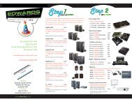 Brochure 1 - Edwards Sound Lighting Audio-Visual