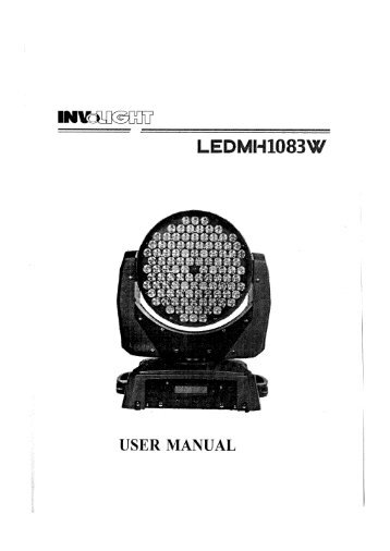 INVOLIGHT LED MH1083W (на англ.яз.) (779.5 Кб)