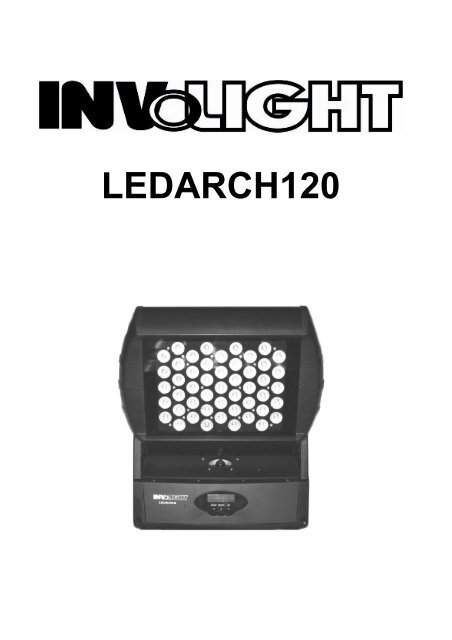 INVOLIGHT LED ARCH120 (на рус.яз.) - Инваск