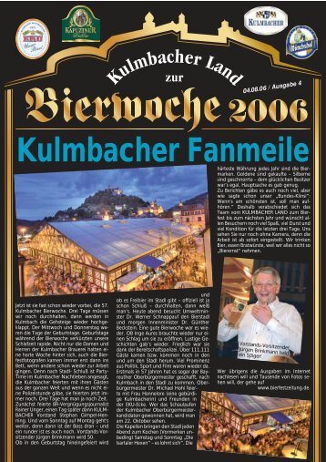 Kulmbacher Fanmeile - Bierfestzeitung