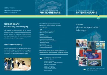 Physiotherapeutische Leistungen - St. Vincenz Krankenhaus Limburg