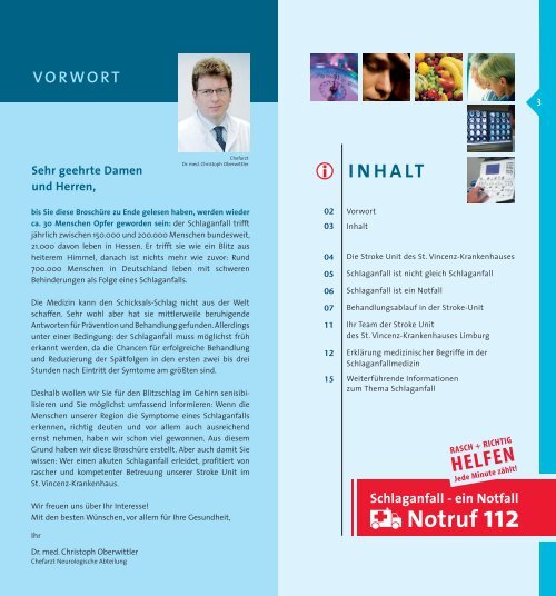 Schlaganfall-Pilot (PDF) - St. Vincenz Krankenhaus Limburg