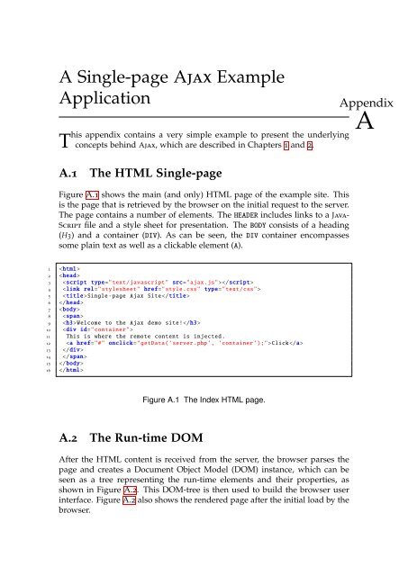 Analysis and Testing of Ajax-based Single-page Web Applications