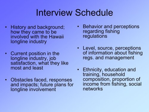 A sociocultural exploration of Filipino crew in the Hawaii longline fleet