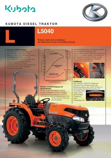 Kubota L5040 FST