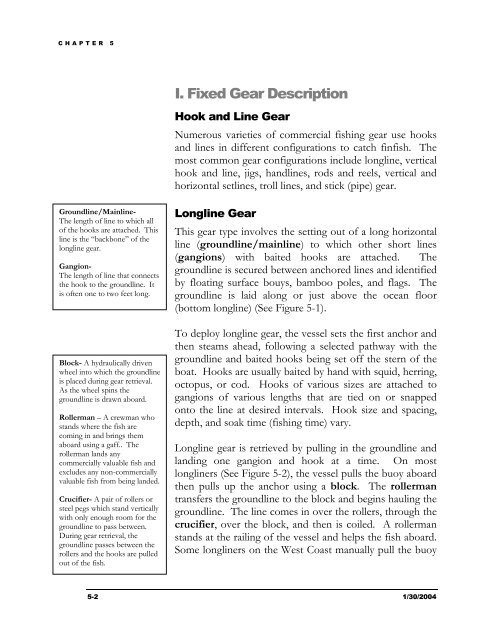 West Coast Groundfish Observer Program Manual, Part2 - NOAA