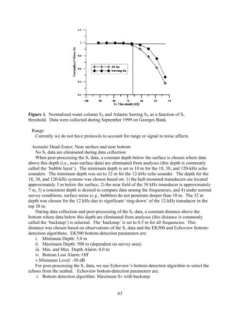 NOAA Protocols for Fisheries Acoustics Surveys and Related ...