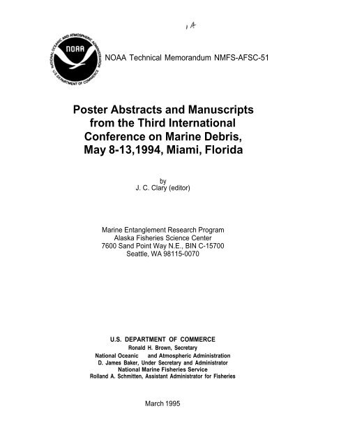 Poster abstracts and manuscripts from the Third International ...