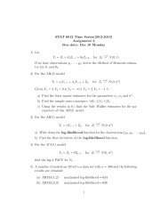 STAT 6012 Time Series(2012-2013) Assignment 3 Due date: Dec ...