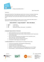 Eltern-Infobrief - staaken.info