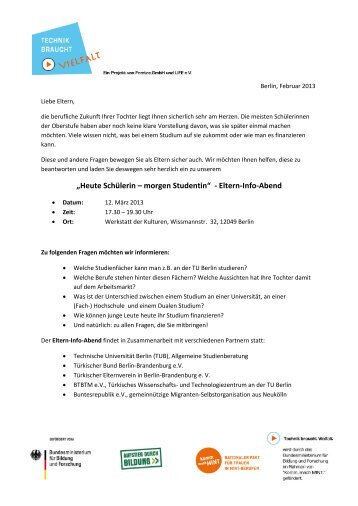 Eltern-Infobrief - staaken.info