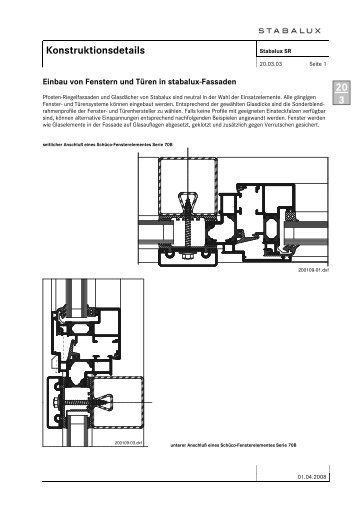 Konstruktionsdetails 20 3 - Stabalux