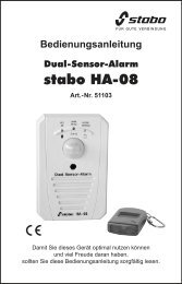 HA-08 Dual-Sensor-Alarm - Stabo