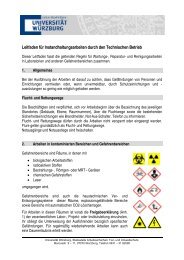 Leitfaden fÃ¼r Instandhaltungsarbeiten durch den Technischen Betrieb