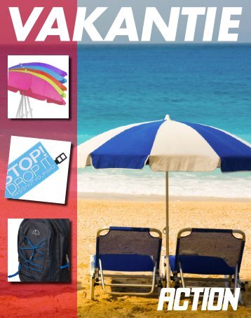 Action vakantie folder folder