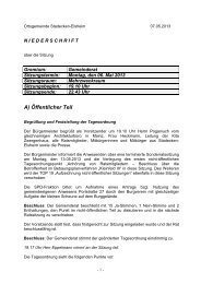 06.05. - Gemeindeverwaltung Stadecken-Elsheim