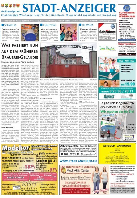 Ausgabe vom 22. Januar 2014 - Stadt-Anzeiger