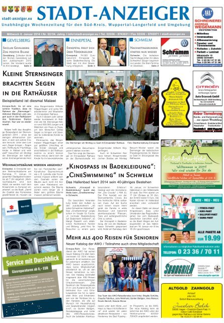 Ausgabe vom 08. Januar 2014 - Stadt-Anzeiger