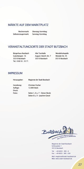 20120612 Kulturkalender - Stadt Butzbach