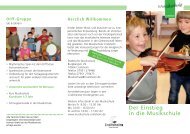 Flyer zum herunterladen - Musikschule