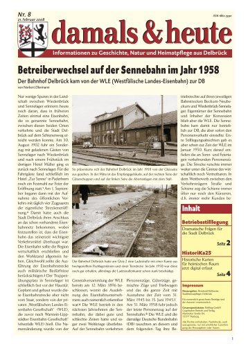 damals und heute - Delbrück