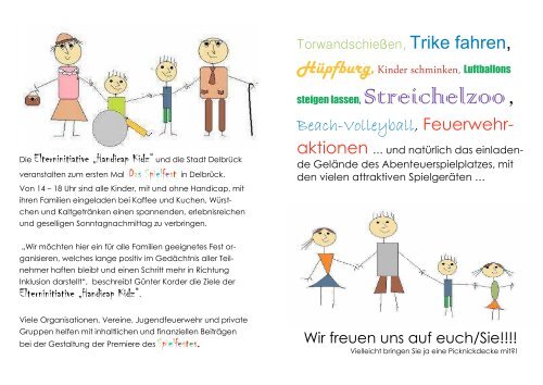 Flyer Spielfest 2012 - Delbrück