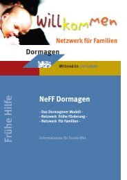 Das Netzwerk fÃ¼r Familien (NeFF) - Stadt Dormagen