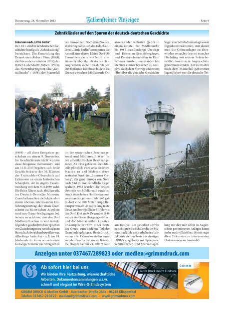 Amtsblatt November 2013 - Stadt Falkenstein
