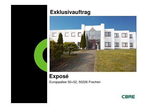 ExposÃ© Europaalee 50 52, 50226 Frechen ... - Stadt Frechen