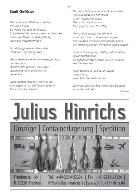 Frechener Seniorenkurier Juni 2013 - Stadt Frechen