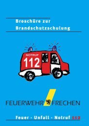 Broschüre zur Brandschutzschulung Feuer · Unfall ... - Stadt Frechen