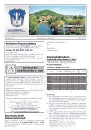 Mitteilungsblatt Nr. 21 vom 24.05.2013.pdf - Stadt GemÃ¼nden am Main