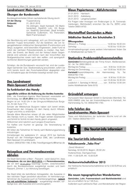 Mitteilungsblatt Nr. 3 vom 18.01.2013.pdf - Stadt GemÃ¼nden am Main