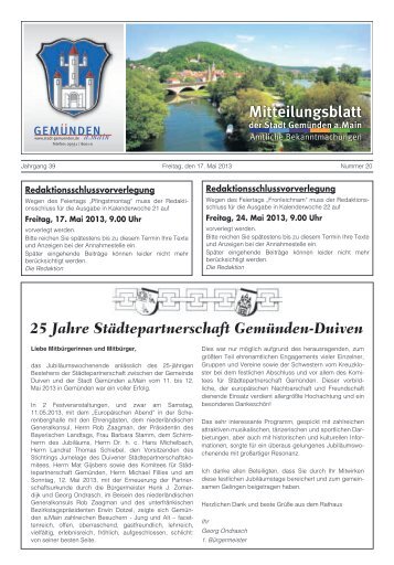 Mitteilungsblatt Nr. 20 vom 17.05.2013.pdf - Stadt Gemünden am Main