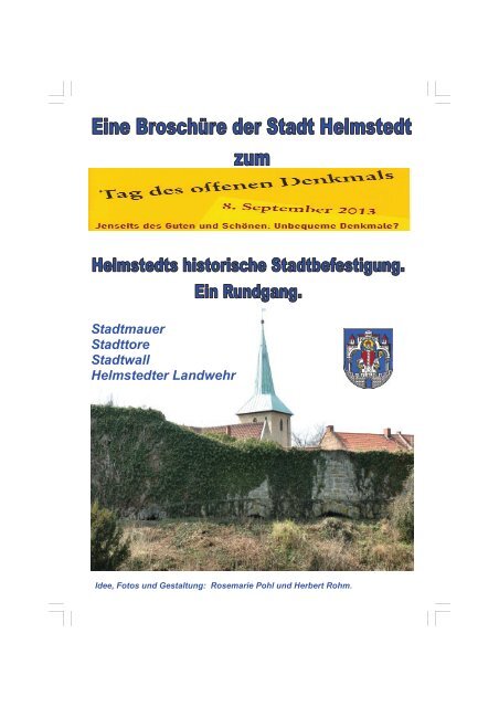 Die Helmstedter Landwehr - Stadt Helmstedt