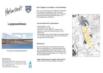 Lappwaldsee - Stadt Helmstedt