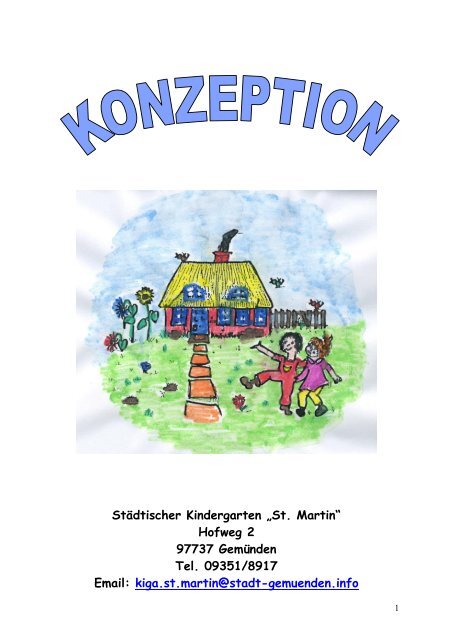 Kindergarten St. Martin, Stand 01.09.09.pdf - Stadt GemÃ¼nden am ...